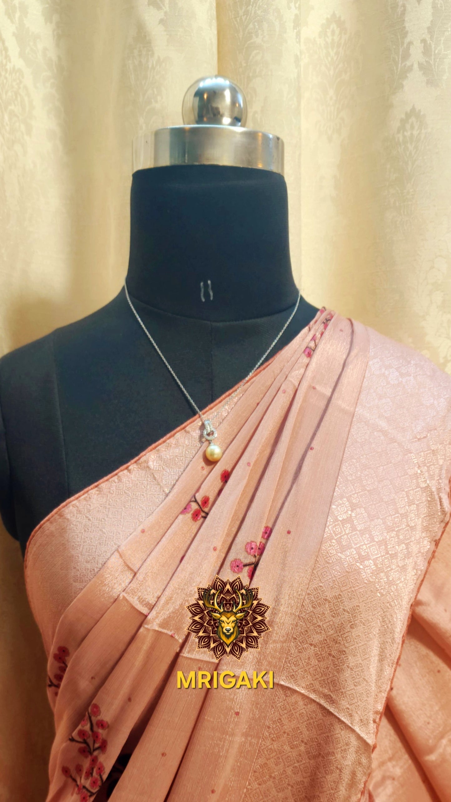 Georgette Elegant & Most preferred Colors Sarees with Flowery thread work pattern all over
