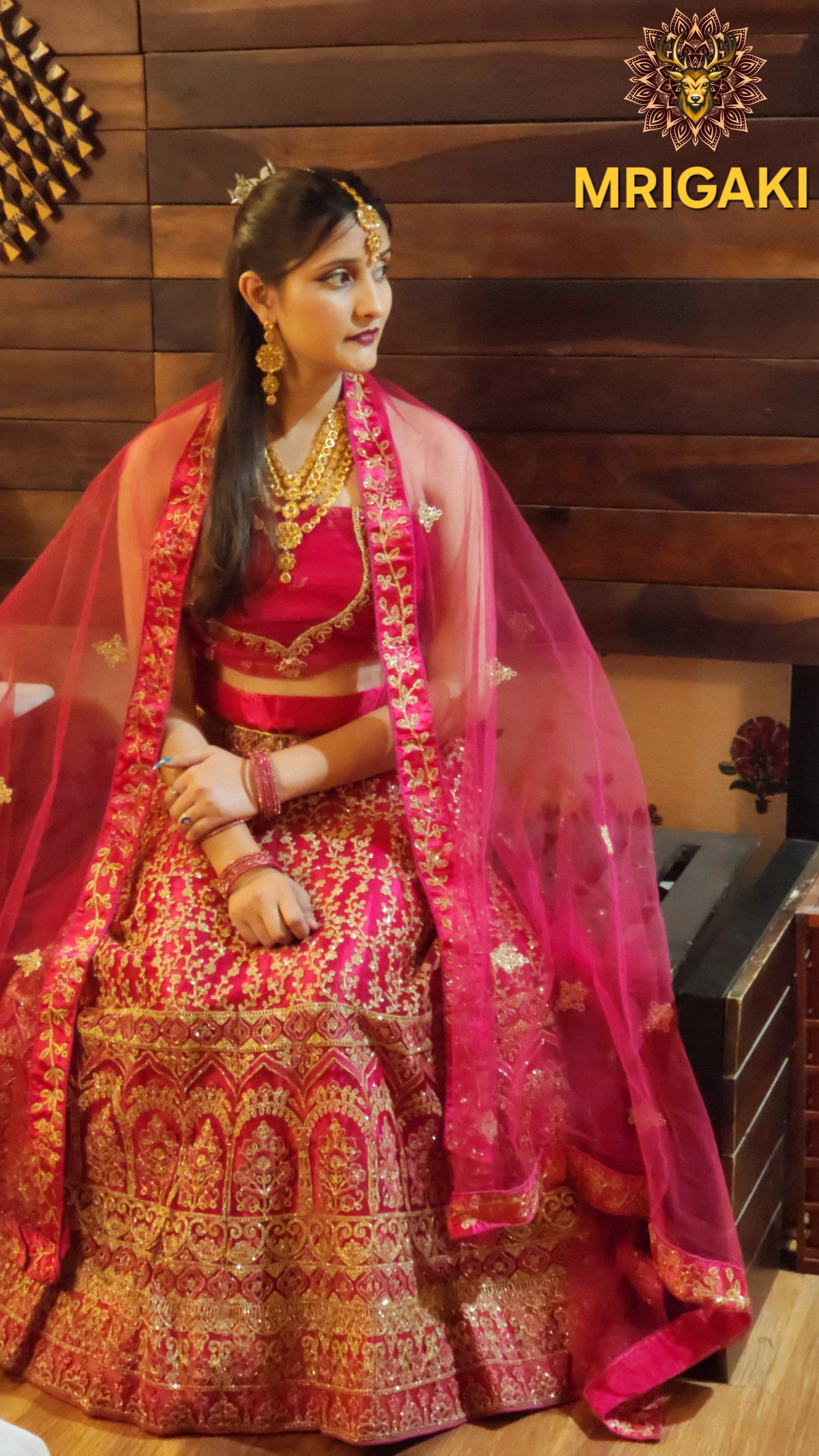 Pink Color Heavy All over Work, Light Weight Festive wear Lahenga with Designer Choli