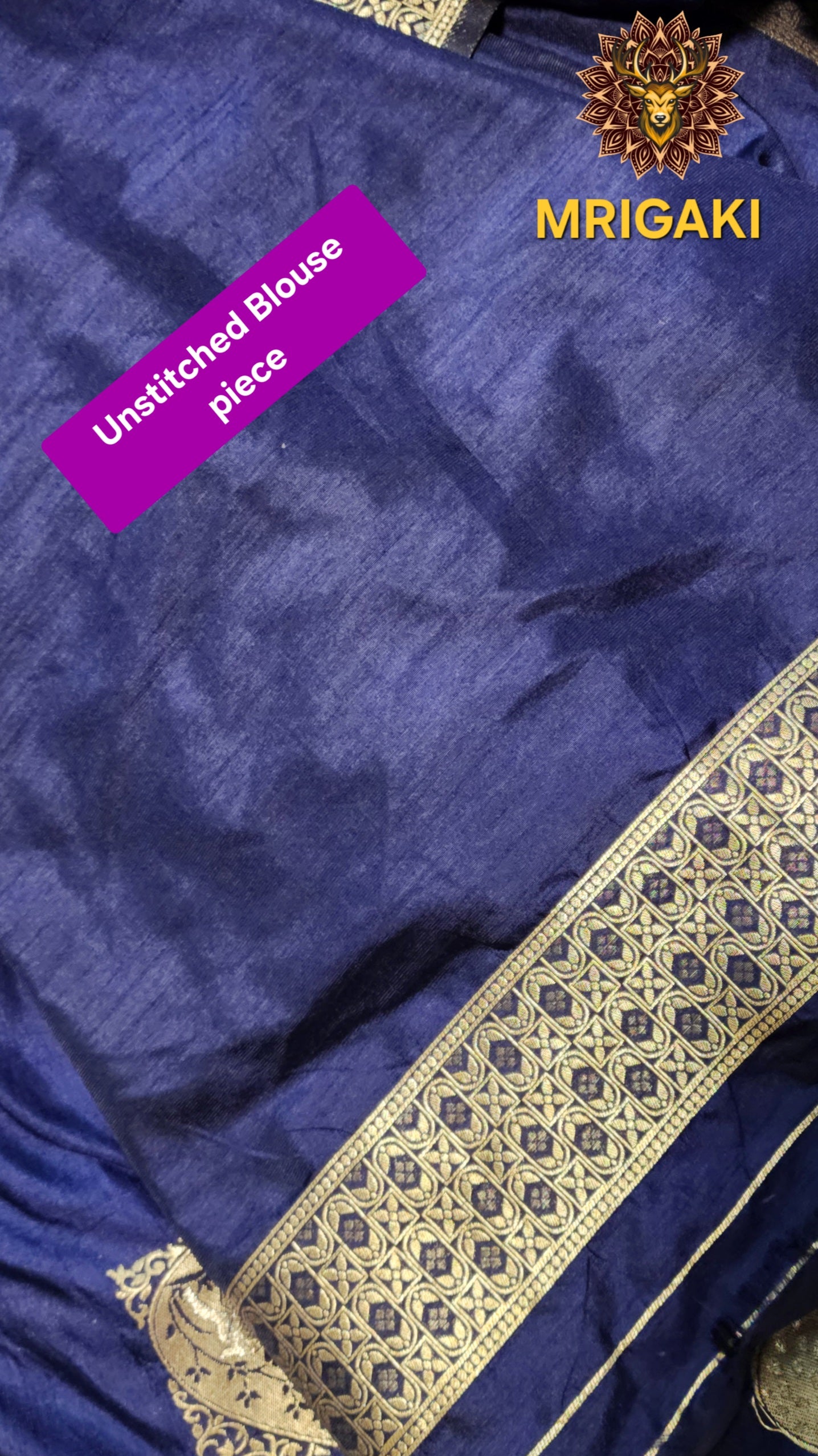 Dupion Silk Kadhwa Pattern Handwoven Natural Beauty Saree