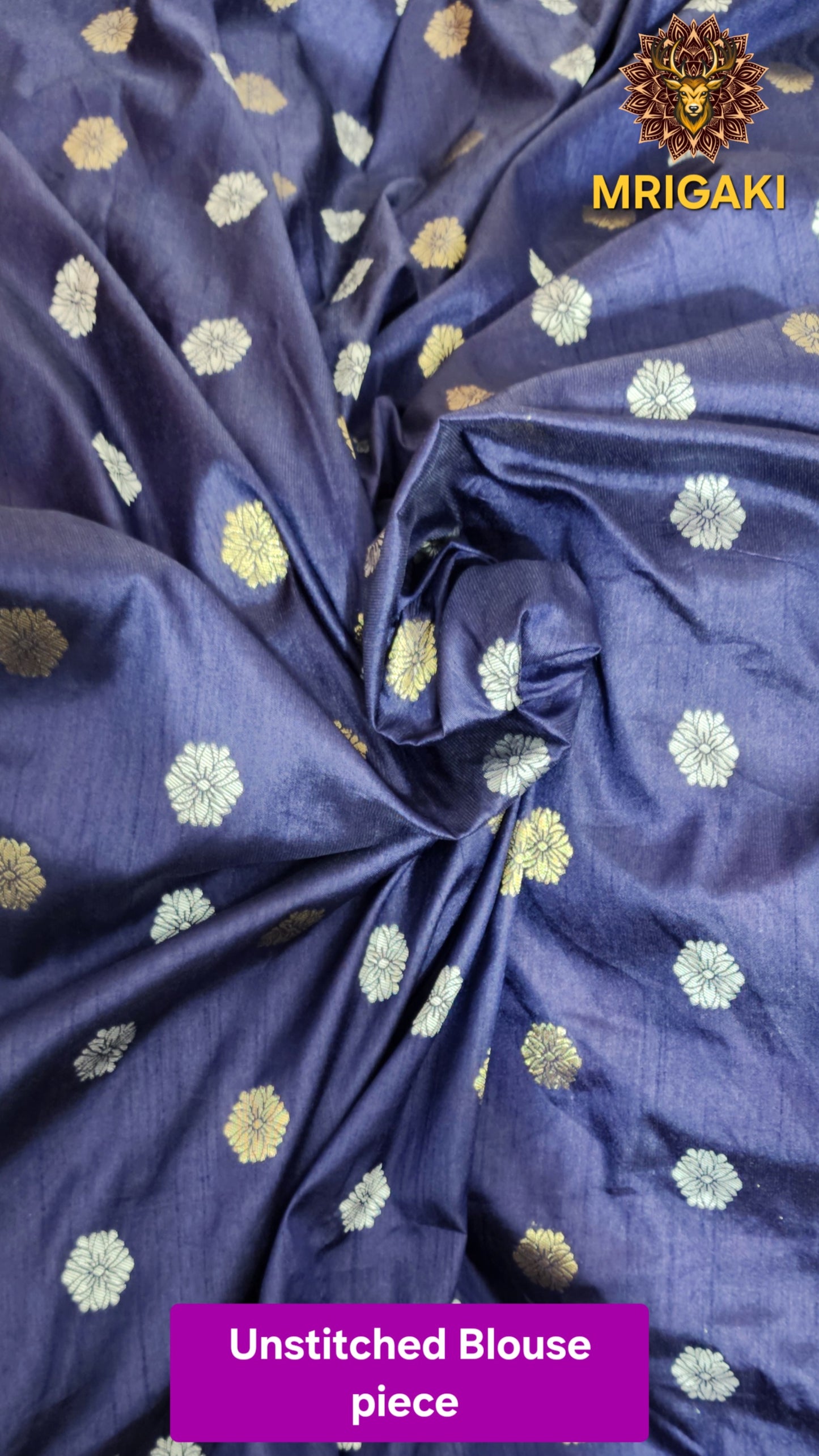 Multicolor Minakari Handwoven Banarasi Silk Saree with geometrical lines all over